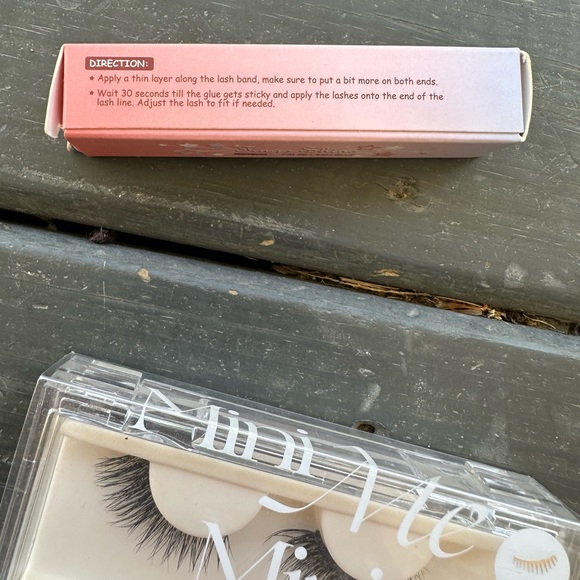 Mini me velour lashes and Tinge shine false lash glue! New! Never used! - Picture 8 of 11